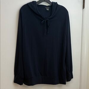 Eddie Bauer XL Pullover Hoodie Navy Very Soft